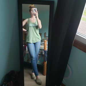 Patagonia Logo Green Tank